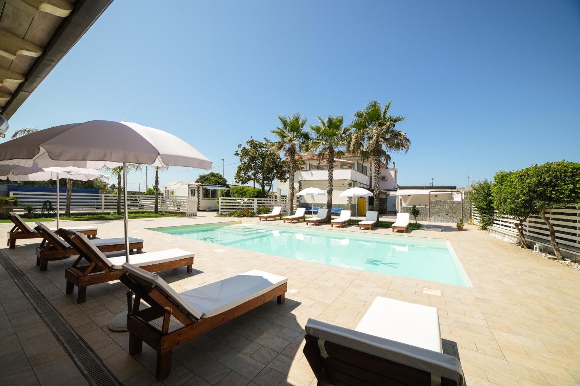 Villa Miramare Pontecagnano Exteriör bild