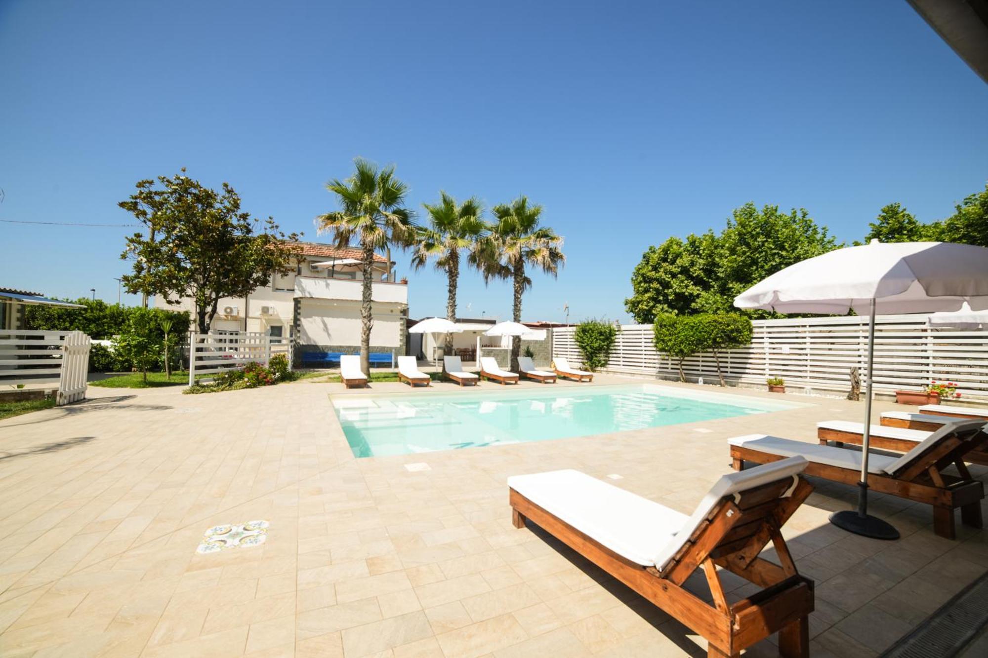 Villa Miramare Pontecagnano Exteriör bild